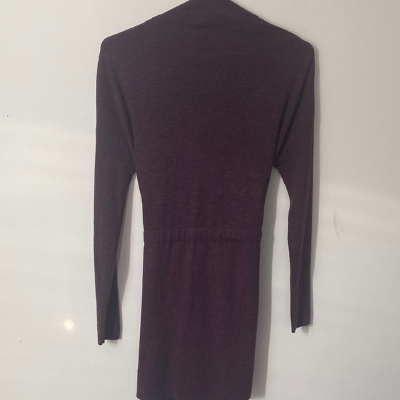Adrienne Vittadini Burgundy Cardigan - Picture 4 of 6